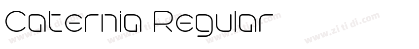 Caternia Regular字体转换 Caternia Regular字体转换